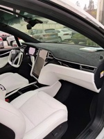 Conçu spécifiquement pour Tesla Model 3 OLIVER, coussin et housse de siège de voiture en cuir pleine fleur toutes saisons, couverture complète