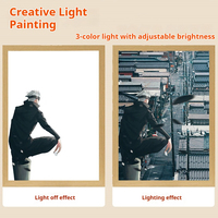 Enseigne néon anime personnalisée, Lumière néon anime, Veilleuse à illusion d'optique, Boîte à ombre personnalisée, Lampe cadeau pour adolescent