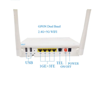 Xpon PT939G GPON ONU ONT 4Ge Dual Band Wifi 2.4G/5G XPON Gepon Ont Routeur Fonction Fibre OMCI pour FTTH d'occasion