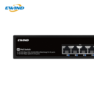 Switch PoE de bureau 4 ports 100 Mbps 60 W avec 2 ports Uplink + 1 RJ45 IEEE802.3af/at pour AP sans fil, caméra IP et réseau – Vente directe usine - Product Image 3