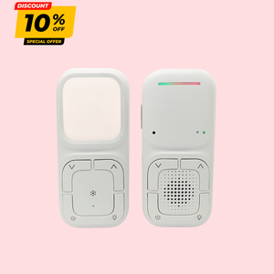 Monitor de Audio Digital para Bebés Todo en Uno con Alcance de 300 Metros, Función de Conversación Bidireccional, Luz Nocturna y Batería Recargable - Product Image 1