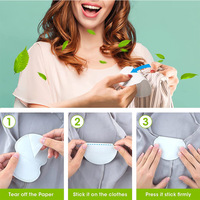 Patch Anti-Transpirant Aisselles Jetable, Coussinet Absorbant la Transpiration des Aisselles