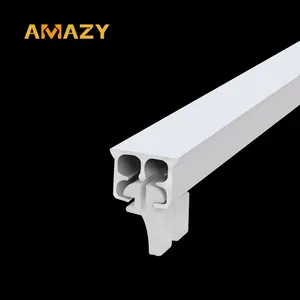 Assembled Pelmet Curtain Tracks Double Ceiling Curtain Track With High Popularity S Fold Curtain Track