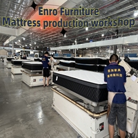 Matelas Hybride à Ressorts Euro Top, Mousse Confort, Latex Naturel, Moelleux, Respirant, Orthopédique, Roulé Sous Vide en Boîte pour Lit