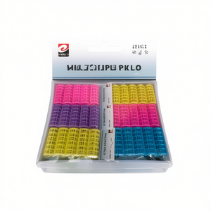 MNJ Hair Curlers 12Pcs Colorful Plastic Rollers For Styling Ref18033 - Product Image 1