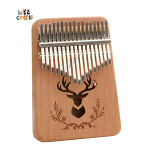 HOYE CRAFTS-<span class=keywords><strong>Piano</strong></span> de pulgar de 17 teclas, instrumento Musical de madera, <span class=keywords><strong>Mini</strong></span> Kalimba de diseño múltiple - Product Image 1