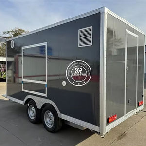 מזון מטבח נייד טריילרים פיצה רמורקה מאובזר במלואו משאיות מזון מהיר עם מטבח מלא למכירה - Product Image 4