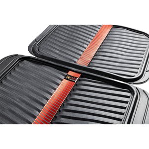 Set di tappetini 4 pezzi Bull Flash nero/rosso - Product Image 4