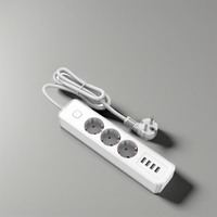 Multiprise 16A avec prises EU, rallonge pour usage domestique, prise avec prise USB-A et USB-C, charge 3 USB a 1 TYPE C Ports