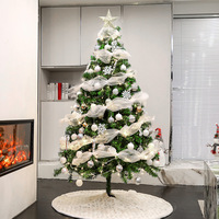 Kit de décoration de Noël transfrontalier Moonlight : Ornement lumineux DIY en PVC grand format haut de gamme pour la maison
