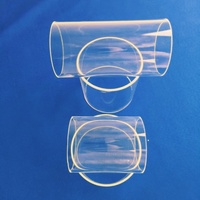 Tube de quartz de qualité semi-conductrice personnalisé, résistant à la corrosion à haute température, pureté 99,999 %, transmission UV 93 %, transparent