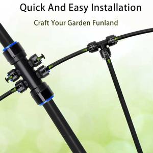 Kit d'irrigation goutte à goutte 1/2 pouce à connexion rapide pour système d'arrosage des plantes de jardin - Product Image 3