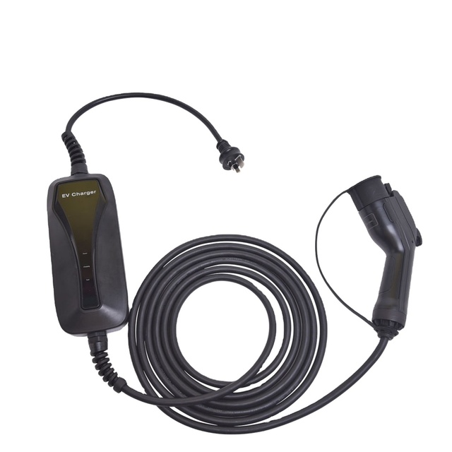 Level 2 Ev Charger 6A 8A 10A IEC 62196 EV Charger Type 1 Type2 EVSE Portable Charging with AU NZ Plug Portable Ev Charger