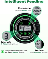 Ama-zon, gran oferta, Wifi, alimentador blanco para tanque de peces, acuarios automáticos con Software, un estanque grande para comida de Acuario, Alimentador automático para peces