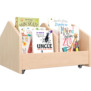 Organiseurs de jouets et armoire de rangement pour bébé en bois à 2 niveaux multifonctionnels pour la <span class=keywords><strong>chambre</strong></span> des enfants et la salle de jeux - Product Image 4