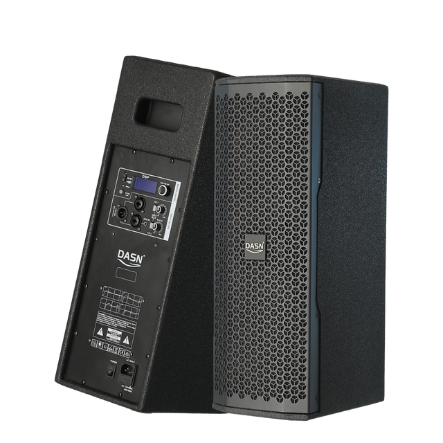 DASN C5DC Dual 6.5 Inch 2000W DSP BT Professional Active Home Stage Office Party Sound System Portable Full Frequency Speaker