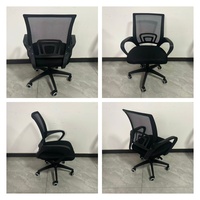 Chaise de bureau ergonomique, dossier haut, soutien lombaire, inclinable et réglable, pour le bureau à domicile, le travail sur ordinateur