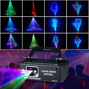 Proyector de animación láser WUZSTAR DDP Rgb, Control de sonido <span class=keywords><strong>LED</strong></span> <span class=keywords><strong>DMX</strong></span> <span class=keywords><strong>512</strong></span>, iluminación para deshierbe KTV Bar Club, luz de escenario, luces de discoteca para DJ - Product Image 2