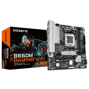 Tarjeta Madre B650M GAMING WIFI AM5 DDR5 M-ATX Compatible con las Series R 7000, 8000 y 9000, Conectividad Wi-Fi Integrada para una Conexión Ininterrumpida - Product Image 1