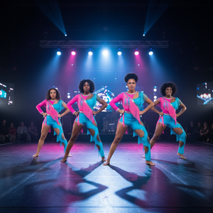 Ensemble de bâtons et médailles de majorettes, bijoux de gymnastique, uniformes de danse personnalisés avec paillettes et strass, tenues de scène - Product Image 3