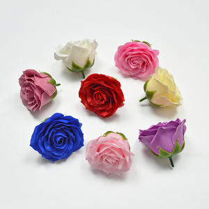 Suremay bán buôn trang trí nhà máy trực tiếp Nhân Tạo Hoa xà phòng 7cm Rose Head bó hoa cưới handmade nghệ thuật Tự làm - Product Image 1