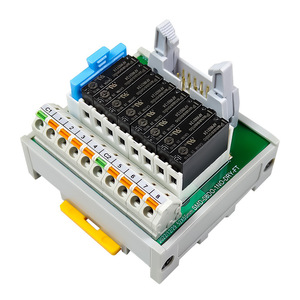 8-kênh 24VDC Plug-in <span class=keywords><strong>Relay</strong></span> module với OX sừng nối 1NO chuyển đổi thiết bị điện - Product Image 4