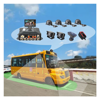 Pemutar Bus sekolah 8 saluran H.264 Mdvr truk Bus 2tb Hard Drive 256gb kartu Sd Mdvr