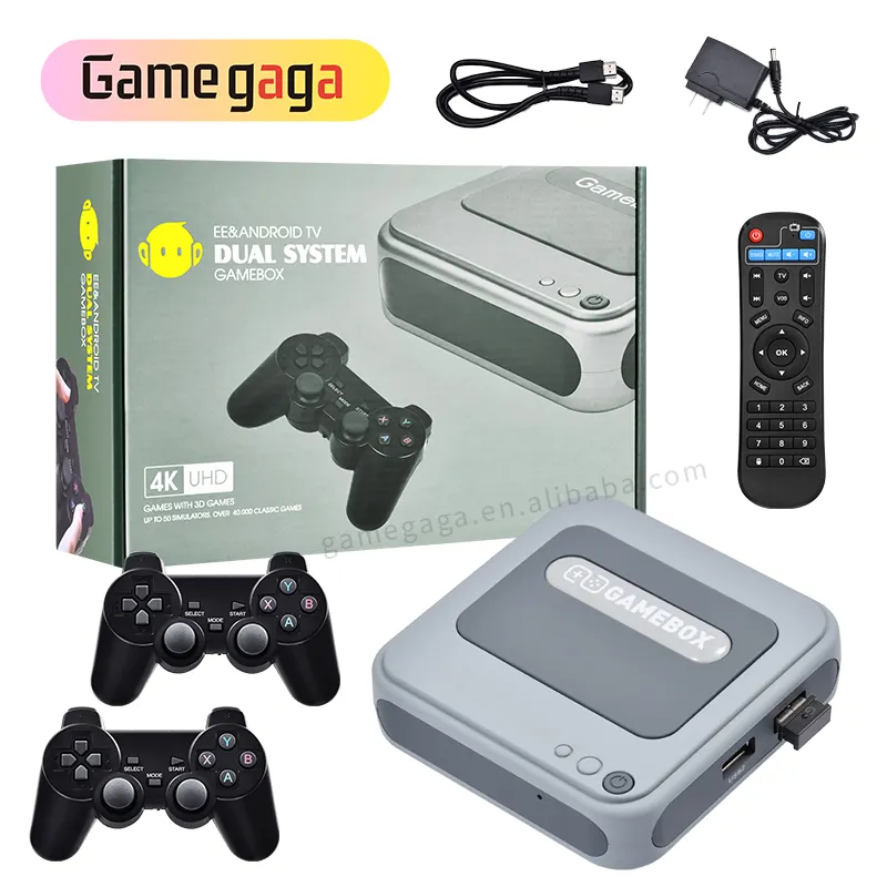 सुपर कंसोल एक्स प्रो G7 खेल बॉक्स 128GB 10000 खेल दोहरी प्रणाली टीवी गेमिंग शान्ति 4K वीडियो गेम कंसोल के लिए PS1/एनईएस/एसएफसी