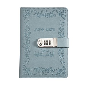 Cahier de couverture personnalisé en cuir PU gaufré cadeau couverture rigide en cuir planificateur Journal technologie bas prix Faux cuir <span class=keywords><strong>livre</strong></span> boîte - Product Image 1
