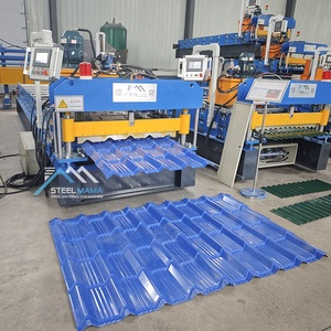 Cameroun populaire bonne qualité 800 <span class=keywords><strong>Brike</strong></span> tuile toit feuille rouleau formant la machine - Product Image 2