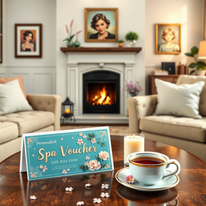 บัตรกำนัลสปาส่วนบุคคลบัตรกำนัลสำหรับนวดโยคะซาวน่าบัตรขูดคุณภาพสูงสำหรับวันวาเลนไทน์ - Product Image 2