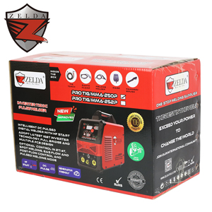 Máquina de Soldar ZELDA PRO-TIG/MMA-250P Pulse 2 en 1, Doble Uso, Portátil, Digital, Argón - Product Image 5