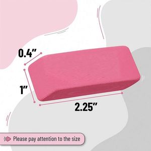 Gommes à effacer promotionnelles en gros pour enfants, personnalisées, en caoutchouc, pour étudiants, grandes, rouges et roses, certifiées ECO-TPR EN-71, sur mesure - Product Image 3