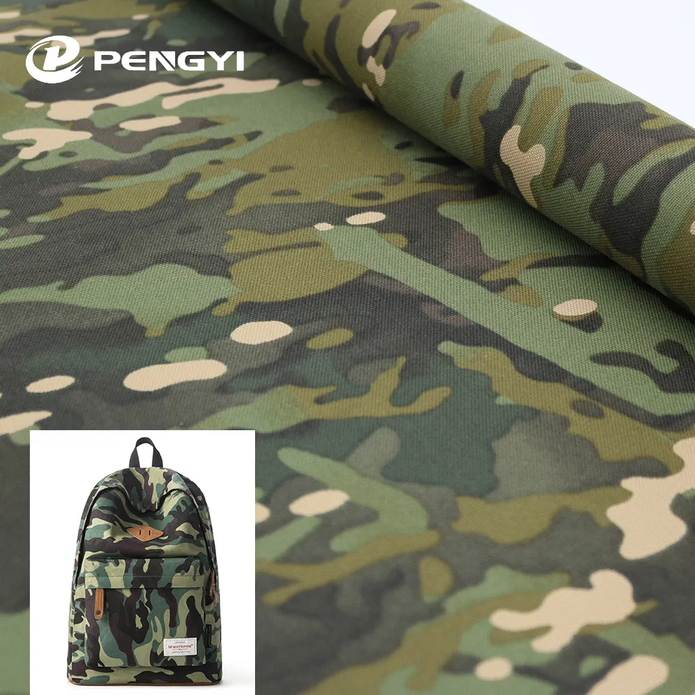 China Factory Seller Camouflage Waterproof Breathable Fabrics Ripstop Nylon 1000d Hunter Camouflage Print Fabric