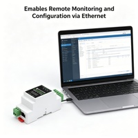 Serveur série sur rail DIN, passerelle Modbus RTU vers TCP, convertisseur Ethernet industriel DC 9-24V RJ45 RS232 RS485 pour IoT