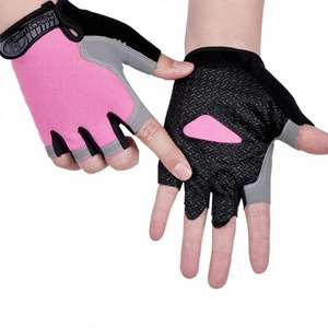 Cycling Summer Outdoor Anti-slip Anti-sweat Unisex Half <b>Finger</b> Breathable Anti-shock Sports <b>Bike</b> Gloves - Product Image 3