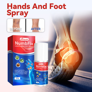 Individuelles Logo Fuß-Numbfix Analgetisches Spray Arthritis Rheumatoides Knie Gelenk-Spreu Schmerz lindernde Flüssigkeit Pflege Muskel-Rückenschmerz-Spray