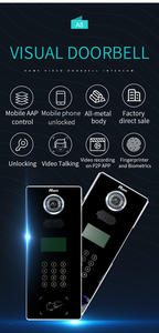 Videoportero de 2 Cables y 10 Pulgadas con Luz Blanca Integrada, <span class=keywords><strong>Sistema</strong></span> de Videoportero Integrado para Edificios de Oficinas - Product Image 2