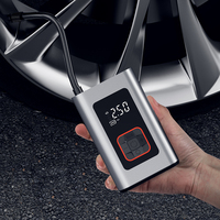 Compresseur d'air miniature pour voiture 8006 en gros, mini gonfleur de voiture portable multifonction, batterie rechargeable, pompe à air numérique automatique