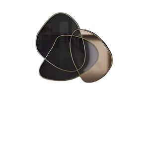 Décoration murale en <span class=keywords><strong>acier</strong></span> inoxydable, pendentif décoratif, fond de salon, décoration murale tridimensionnelle - Product Image 1