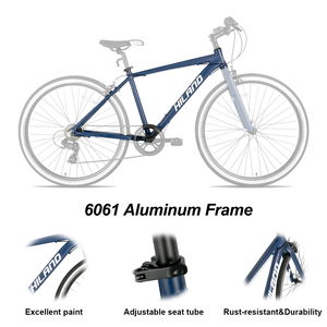 JOYKIE HILAND EU Warehouse 700c 7 velocidades Marco <span class=keywords><strong>de</strong></span> aleación <span class=keywords><strong>de</strong></span> aluminio <span class=keywords><strong>Bicicleta</strong></span> <span class=keywords><strong>de</strong></span> ciudad con freno <span class=keywords><strong>de</strong></span> pinza <span class=keywords><strong>para</strong></span> hombres mujeres <span class=keywords><strong>bicicleta</strong></span> urbana <span class=keywords><strong>de</strong></span> Ciudad - Product Image 6