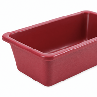 Moule à pain rectangulaire en silicone antiadhésif 21,5 cm, réutilisable, résistant à la chaleur, pour pain, toast, gâteau, cuisson au four