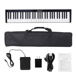 IRIN Nouveau Prix de Gros Instrument de Musique Numérique 61 Touches Piano Orgue Électronique Blanc Noir avec Batterie au Lithium - Product Image 5