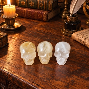 Collection de Décoration en Cristal Naturel : Figurines d'Animaux (Crâne, Tortue) en Pierre Polie – Coffret Cadeau pour la Maison, le Bureau et les Fêtes - Product Image 4