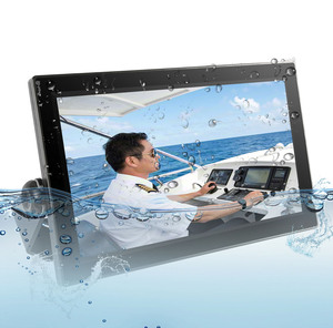 <span class=keywords><strong>15</strong></span>.6 18.5 21.5 inch Marine hiển thị ngoài trời độ sáng cao IP68 không thấm nước thuyền đánh cá công nghiệp màn hình - Product Image 1
