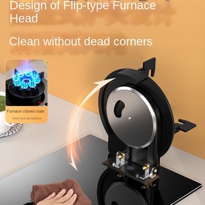 Cuisinière à gaz pliable à minuterie intégrée au gaz liquéfié et au gaz naturel, cuisinière simple pour la maison - Product Image 2