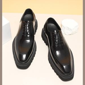 Zapatos de Hombre Casuales Retro Vintage de Piel Genuina con Cordones y Punta Cerrada, Impermeables, al por Mayor - Product Image 2