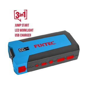 Fixtec รถเร็วและรถจักรยานยนต์<span class=keywords><strong>สตาร์ท</strong></span>เตอร์3-in-1พร้อ<span class=keywords><strong>ม</strong></span>ไฟ LED 8000mAh ชาร์จเร็วฉุกเฉิน - Product Image 1