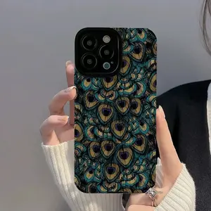 Fashion Beautiful Peacock Feather Pattern Phone Case For iPhone 15 14 11 13 12 Pro Max 15 14 Plus 12 13Mini X XR XS Max 7 8Plus