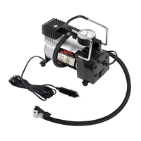 Durable Plastic 7-Series Head Motor Tire Inflator High Power Single Cylinder Air Pump 30-Blade Rotor Single-Bar Design 12V